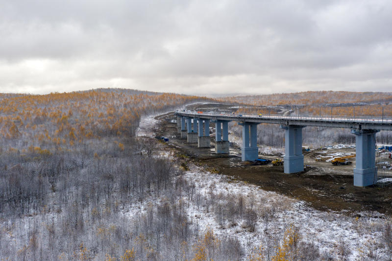 Строительство моста хабаровский край